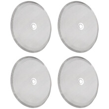 4 Pcs 4 in Stainless Steel Replacement Coffee Filter Mesh,for 1000 Ml ,8 Cup French Press Coffee Makers and Tea Machines