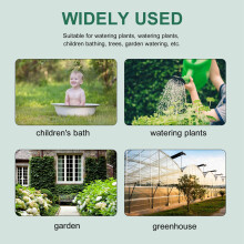Watering Can with Green 10 Litre 2 Gallons Garden Flower Water Bottle Watering Kettle with Handle Long Mouth