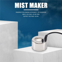 Mist Maker Fogger Ultrasonic Humidifier 3Pcs Atomizing Heads Water Fountain Pond Fog Atomizer Air Humidifier US Plug