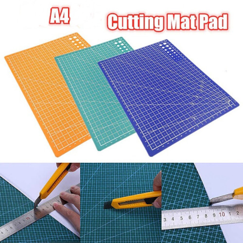 3Pcs A4 Cutting Mat Pad Patchwork Cut Pad Patchwork Tools Diy Tool Cutting Board Double-Sided Self Healing Cutting Pad 2