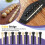 Guitar Bridge Pins Puller Pulling Remover Extractor Tool with 2 Pack Guitar Saddle Nut and 12 Pack Guitar Bridge Pins 3