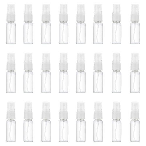 24Pcs 20Ml Transparent Empty Spray Bottles Portable Refillable Fine Mist Sprayer Bottles