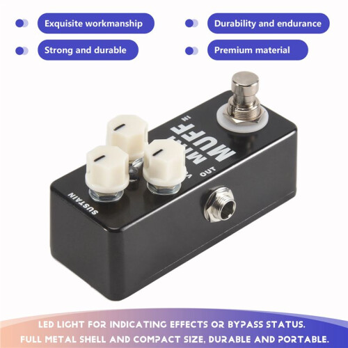 MOSKY  Muff Fuzz Distortion Electric Guitar Effect Pedal