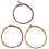 3 Sets Guitar Strings Replacement Steel String for Acoustic Guitar (1 Brass Set, 1 Copper Set and 1 Multicolor Set) 1
