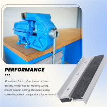 6Inch Vise  with Strong Magnetic, Universal Soft Vice  Pads Covers, Multi-Purpose Protector for Metal Vice,2 Pcs