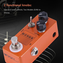 Mosky D250X Overdrive Preamp Guitar Effect Pedal with True Bypass