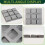 2 Pack Silicone Soap Molds 9 Cavities Square Soap Mold DIY Handmade Silicone Mold for Soap Making 4