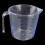 Baking Tools Double-Sided Graduated Plastic Measuring Cup with Graduated Measuring Cup Measuring Cylinder 600Ml 2