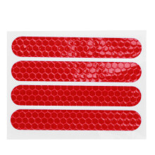 Front Rear Wheel Cover Protective Shell Reflective Sticker for Max G30 Scooter Accessories 4PCS, Red