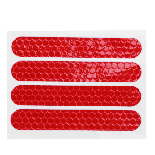 Front Rear Wheel Cover Protective Shell Reflective Sticker for  Max G30 Scooter Accessories 4PCS, Red
