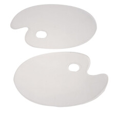 2 Pack Clear Acrylic Paint Palette 10 x 6 Inches Art Palette for DIY Art Painting