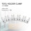 5PCS/Lot ISO30 Tool Holder Clamp Iron+ABS Flame Proof Rubber Claw 1