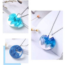 3 Sets of Island Resin Mold Epoxy Resin Silica Gel Mold Jewelry Mold DIY Marine Style Handicraft Decoration