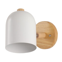 Moderne houten wandlamp, warm wit decoratieve verlichting voor woonkamer, keuken, eetkamer, slaapkamer, met kortsluitingsbeveiliging, E26-lamp.