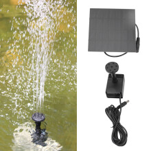 DIY-Solartauchpumpenset 7V 1,2W 220L/h max. Hubhöhe 120cm mit 6 Düsen