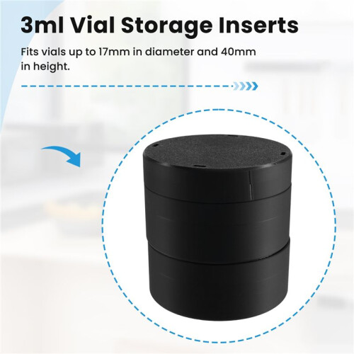 3ml Vial Storage Inserts for 32oz Hydrapeak Food Jar Temperature Regulation for Freezer or Fridge Storage 2