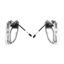 1Pair Rear Left+Right Exterior Door Handle Carrier for E53 X5 2000-2006 51228243635 51228243636