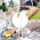 Dish Wand Sponge Refills, Dish Sponge with Handle, Dishwand Refills, Non Scratch Dish Wand Refill Replacement Set 4