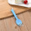 Disposable Plastic Fork and Spoon Individual Packaging for Ice Cream and Yogurt Fruit Salad Fork and Spoon A 4