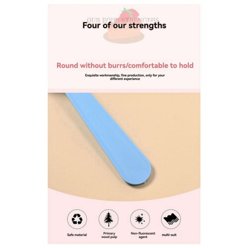 Disposable Plastic Fork and Spoon Individual Packaging for Ice Cream and Yogurt Fruit Salad Fork and Spoon A 2