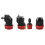 4pc Electric Drill Chuck Quick-Release for 6.35mm Shank Brushless Rechargeable Power Drill Adapter Conversion Chuck Part 1