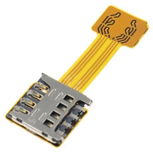 SIM Extender Card Reader Micro- Hybrid Double Dual-Sim Card  Sim 2 in 1 Extension Adapter for Cell Phone A