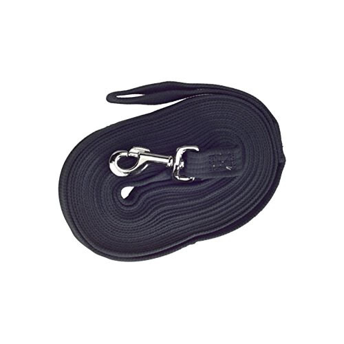 (9m, Black) Kincade Soft Feel Lunge Rein