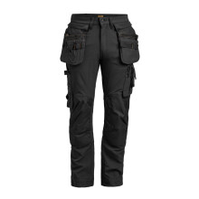 (44L, Black) Jobman Mens Craftsman 4 Way Stretch Trousers