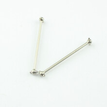 for 144001 1/14 RC Car Spare Parts 144001-1281 Rear Dog Bone & for 144001 1/14 Metal Combiner,Red