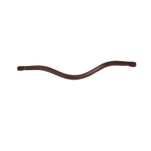 (Cob, Brown) Collegiate ComfiTec Training Replacement European Leather Horse Browband