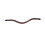 (Cob, Brown) Collegiate ComfiTec Training Replacement European Leather Horse Browband 1