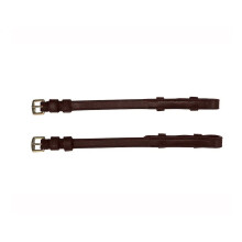 (Full, Brown) Collegiate Comfitec European Leather Horse Cheekpiece