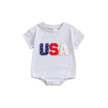 (12-18 Months, Light Grey) Romper do Naíonáin, don Samhradh