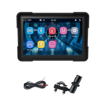 Motorcycle 5 Inch Portable Screen GPS Navigation IP67 Waterproof Wireless Carplay Android Auto MP5 Player