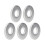 5 Piece Outboard Propeller Washer Set Metal 1