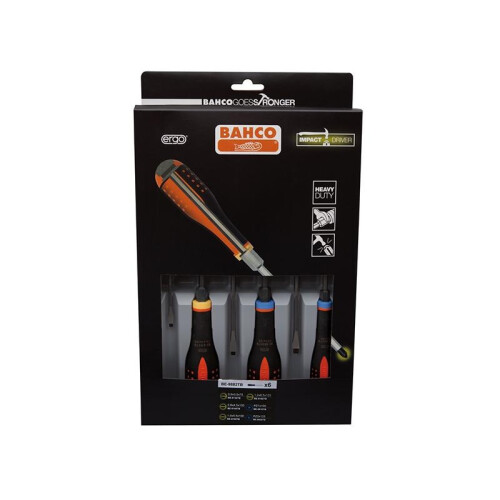 Bahco Bahco Be-9882tb Ergo Through Blade Screwdriver Set, 6 Piece 2