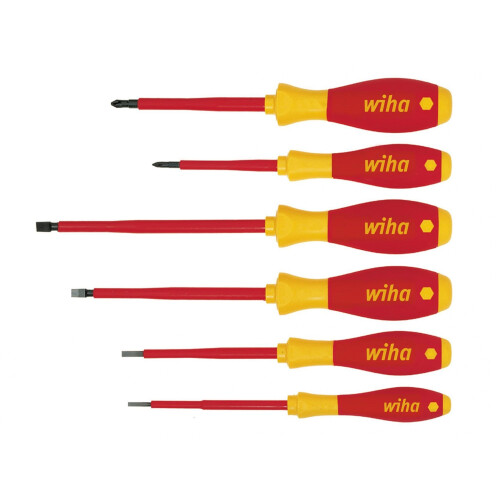Wiha Wiha Softfinish Electric Sl/ph Screwdriver Set, 6 Piece