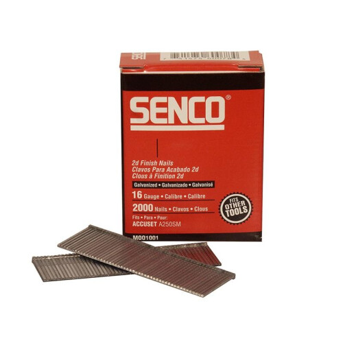 Senco 16 Gauge Galvanised Straight Brad Nails