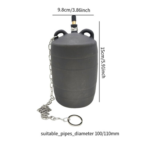Inflatable Pipe Plug Balloon Shower Drain Pneumatic Plug Home Ball Tes 1