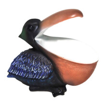 Pelican Figurine Decorative Animal Sculpture for Table Entrance Decor