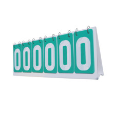 Sports Scoreboard Tabletop Score Flipper for Football Table Tennis Bad