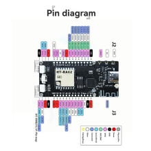 Monitor de Papel Electrónico Vision Master E213 Meshtastic de 2,13 Pulgadas,  y Negro, LoRa ESP32, de Tinta Electrónica de 915 MHz