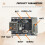 ESP32-C6 Development Board RISC-V 32-Bit  Wifi6 Module with Crystal Oscillator RGB LED 4MB FLASH USB Type-C 5