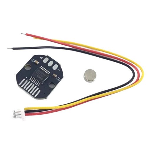 The AS5048A Magnetic Induction Angle Measurement Sensor Module Features A 14-Bit High-Precision SPI Interface 1