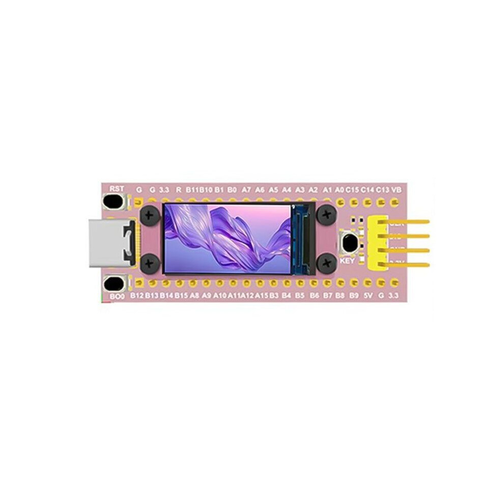 0.96 Inch Lcd Tft Color Screen Display Stm32 Tft Development Board Core Board Arm Microcontroller Type C Stm32f103c8t6 A 4713517892568