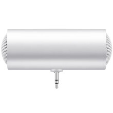 3.5mm Jack Stereo Speaker Portable MP3 Music Player Speaker Amplifier Loudspeaker for Mobile Phone Tablet PC-White
