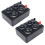 2X 0-9999 Ohm Einfacher Widerstand Box Precision Variable Dekade Widerstands Lehre Instrument 1
