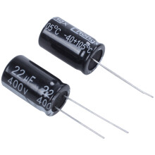 20 Pcs 22UF 400V 105C Radial Electrolytic Capacitors Black 13mm x 21mm