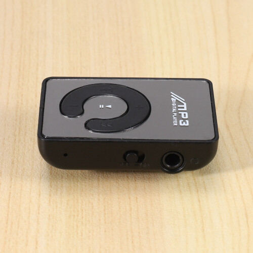 2X  Mirror Clip USB Digital MP3 Supporto per Lettore Musicale da 8 GB  TF Nero 2