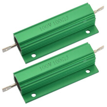 2X Aluminiumgehaeuse 100W Watt 100 Ohm Drahtleistungswiderstand